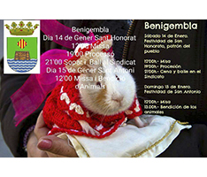 en honor a San Honorato y San Antonio