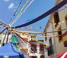 en honor de la Virgen de Agosto y San Roque