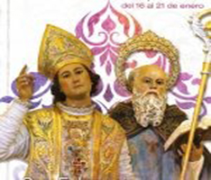 en honor a San Fulgencio y San Antonio Abad