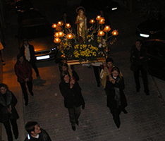 en honor de Santa Águeda