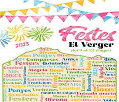 en honor de la Mª de Deu del Roser, S. Roc, S. Isidre i Bous al Carrer