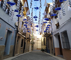 en honor de San Roque, San Cosme...