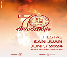 en honor a San Juan Bautista en el barrio del Raval